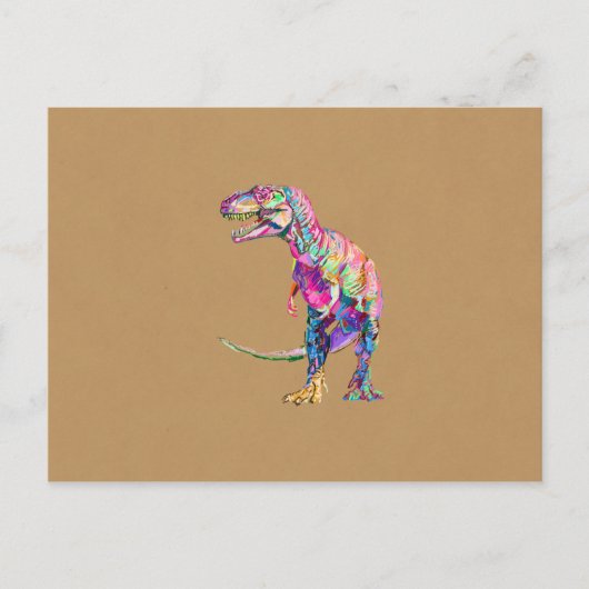 T. rex postkarte (Vorderseite)