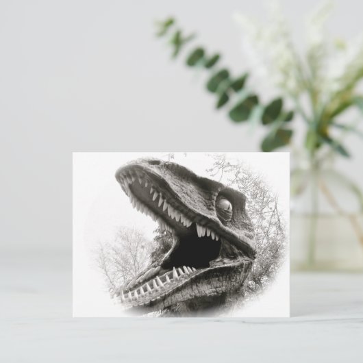 T-Rex-Postkarte Postkarte (Stehend Vorderseite)