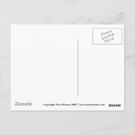 T-Rex-Postkarte Postkarte (Rückseite)