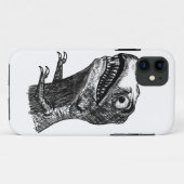 T-Rex Rage Meme Case-Mate iPhone Hülle (Rückseite (Horizontal))