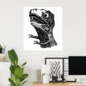 T-Rex Rage Meme - Poster (Heimbüro)
