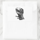 T-Rex Rage Meme - Rectangle Stickers (Tasche)