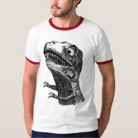 T-Rex Raserei Meme - Wecker-T - Shirt