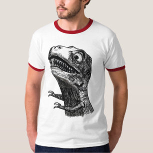 T-Rex Raserei Meme - Wecker-T - Shirt