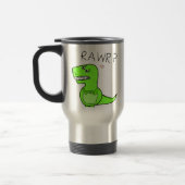 T-Rex Rawr Dinosaurier-Reise-Tassen Reisebecher (Links)