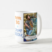 T-Rex-Reflektion: Big Chomp größer denken Kaffeetasse (VorderseiteRechts)