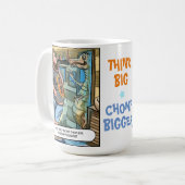 T-Rex-Reflektion: Big Chomp größer denken Kaffeetasse (Vorderseite Links)