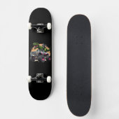 T Rex Riding Monster Truck Skateboard (Vorderseite)