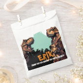 T-Rex Roar Personalisiert Dinosaur Geburtstag Geschenktütchen (Ausgeschnitten)