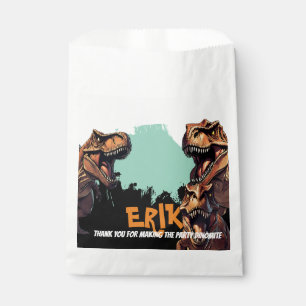 T-Rex Roar Personalisiert Dinosaur Geburtstag Geschenktütchen