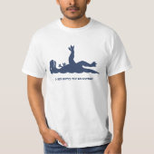 T-Rex Rückenschwimmen T-Shirt (Vorderseite)