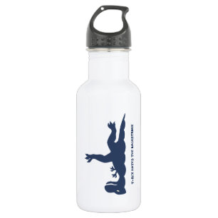T-Rex Rückenschwimmen Trinkflasche