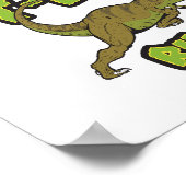 T-Rex Rules Poster (Ecke)
