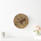 T Rex Runde Wanduhr (Zuhause)