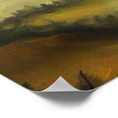 T Rex Samurai Poster (Ecke)