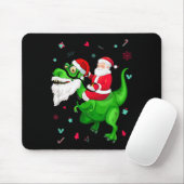 T-rex Santa Ride Funny Ugly Christmas Toddler_kids Mousepad (Mit Mouse)