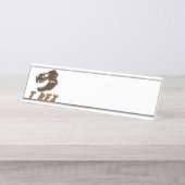 T Rex Schreibtischnamensplakette (Vorderseite )