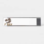 T Rex Schreibtischnamensplakette (Vorderseite )