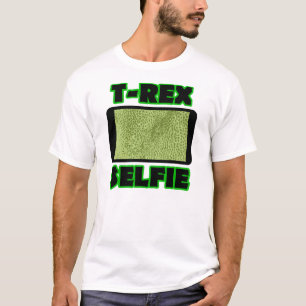 T-Rex Selfie Kurz Arms Funny Dinosaur T - Shirt