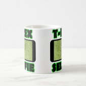 T-Rex Selfie Kurz Arms Funny Dinosaur Tasse (Mittel)