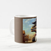 T Rex Sheriff Kaffeetasse (Vorderseite Links)