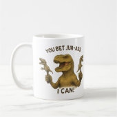 T-Rex Sie setzen Jur-Ass ich kann Kaffeetasse (Links)