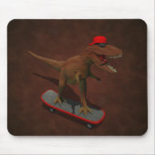T Rex Skateboarding Mousepad (Vorne)