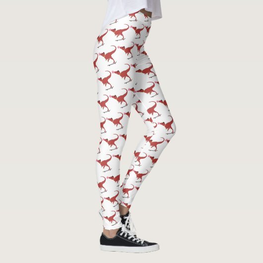 T-rex-Skater Leggings (Rechts)