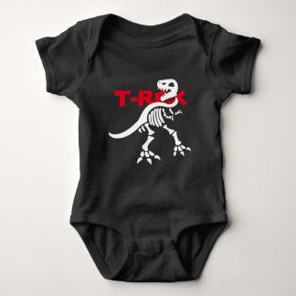 T-rex Skeleton Baby Strampler