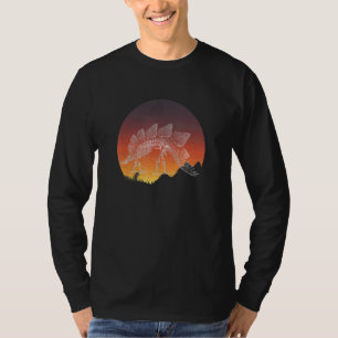 T-Rex Skeleton Dino Knochen Paläontologe Fossil Di T-Shirt