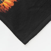 T-rex Skeleton Halloween Van Gogh Starry Night Fal Fleecedecke (Ecke)