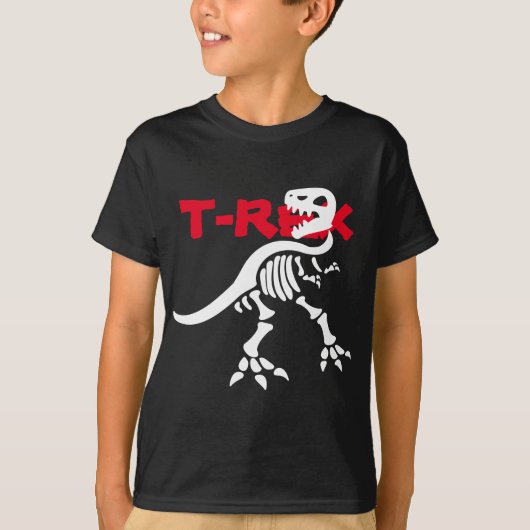 T-rex Skeleton T-Shirt (Vorderseite)