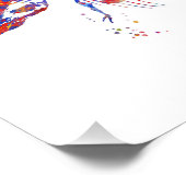 T Rex skelett Fotodruck (Ecke)