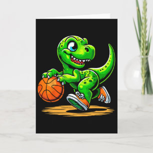 T-Rex Skelett Spieler Dinosaurier Karte