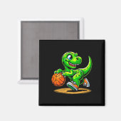 T-Rex Skelett Spieler Dinosaurier  Magnet (Vorderseite/Rückseite)
