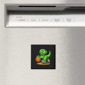 T-Rex Skelett Spieler Dinosaurier  Magnet (In Situ (Geschirrspüler))