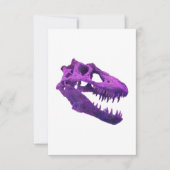 T-Rex Skull Dino Bones Fossil Dinosaur Tyrannosaur Dankeskarte (Vorderseite)