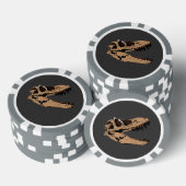 T-Rex Skull Pokerchips (Stapel)