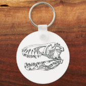 T-Rex Skull-Schlüsselanhänger Schlüsselanhänger (Vorderseite)