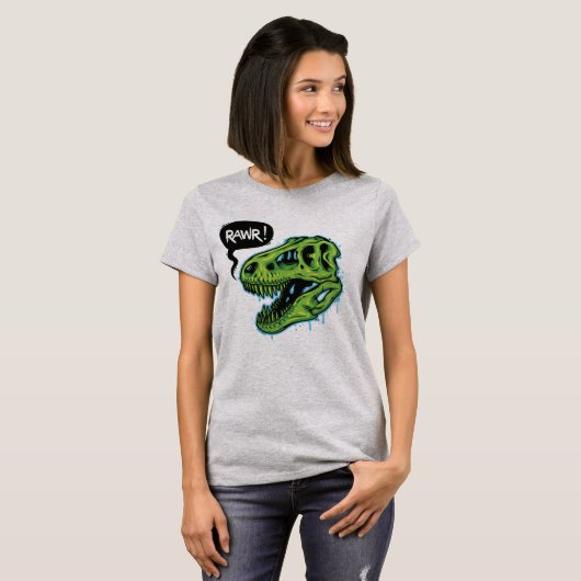 T-Rex Skull T-Shirt (Vorne ganz)