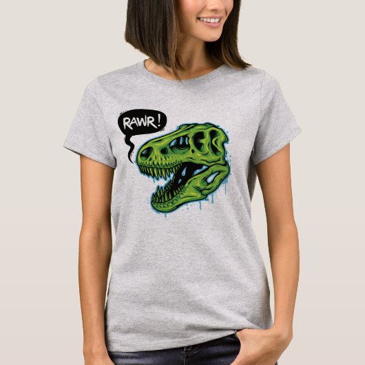 T-Rex Skull T-Shirt (Vorderseite)