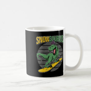 T-Rex Snowboard-Dinosaur Snowboard Kaffeetasse