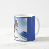 T Rex Snowboarding Kaffeetasse (VorderseiteRechts)