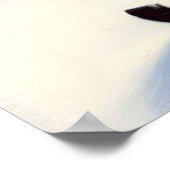 T Rex Snowmobile Poster (Ecke)