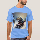 T Rex Snowmobile T-Shirt (Vorderseite)