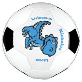 T Rex Soccer Ball - Blau (Gedreht)