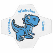 T Rex Soccer Ball - Blau (Flach)