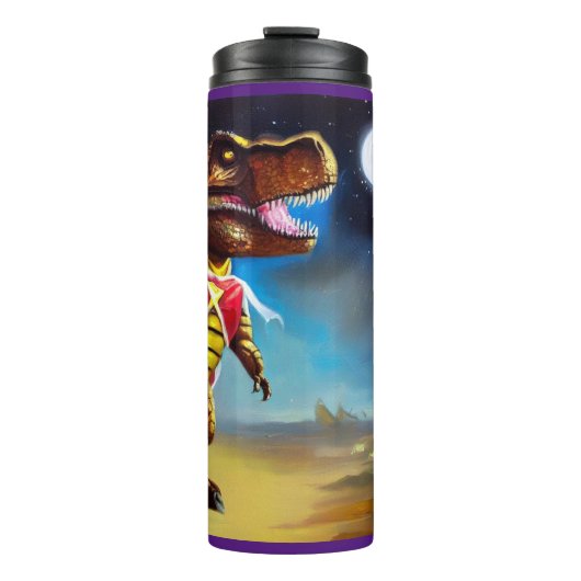 T Rex Space Opera Hero Thermosbecher (Vorderseite)