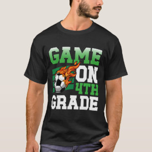 T-Rex spielt Fußball Dinosaurier Fußball spielen T-Shirt