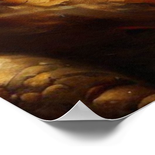 T Rex Steampunk Poster (Ecke)